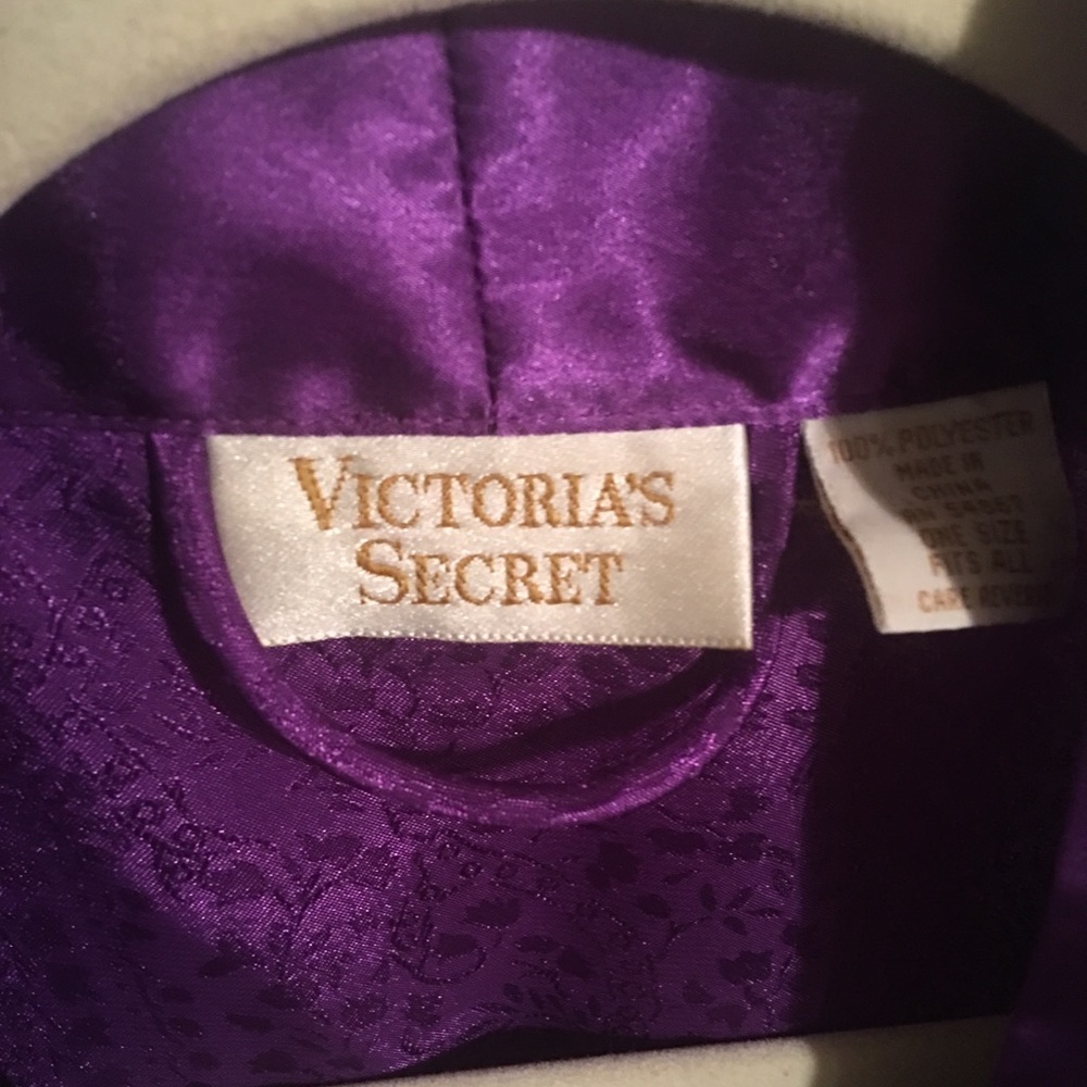 Vintage Victoria’s Secret Kimono Robe Royal Purple